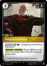 Noxian Emissary [Vendetta] | Card Merchant Takapuna