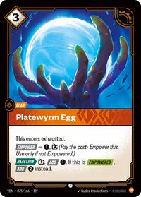 Platewyrm Egg [Vendetta]