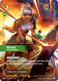 Riven - Shattered (Overnumbered) [Vendetta] | Card Merchant Takapuna
