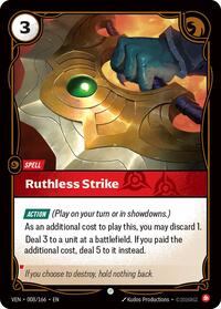 Ruthless Strike [Vendetta] | Card Merchant Takapuna