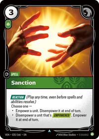 Sanction [Vendetta] | Card Merchant Takapuna