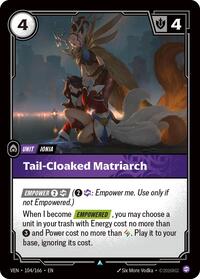 Tail-Cloaked Matriarch [Vendetta] | Card Merchant Takapuna