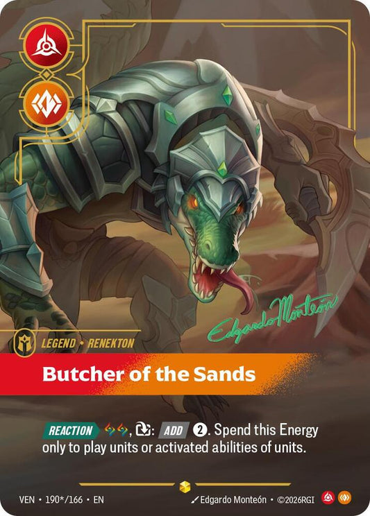 Renekton - Butcher of the Sands (Signature) [Vendetta]