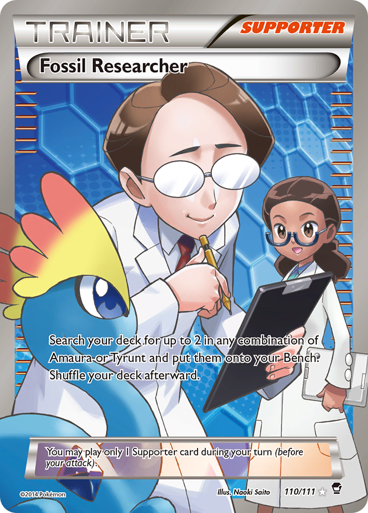 Fossil Researcher (110/111) [XY: Furious Fists] | Card Merchant Takapuna