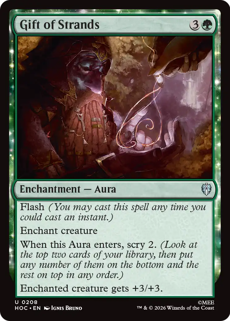 Gift of Strands [The Hobbit: Eternal-Legal] | Card Merchant Takapuna