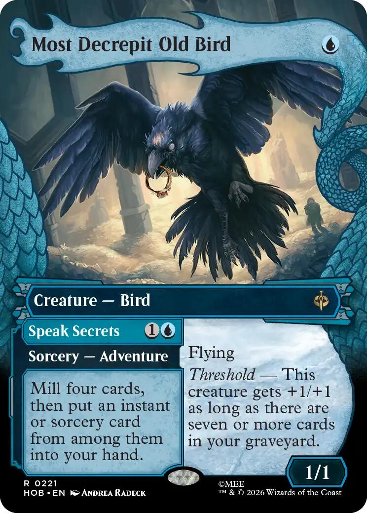 Most Decrepit Old Bird (Showcase) [The Hobbit] | Card Merchant Takapuna