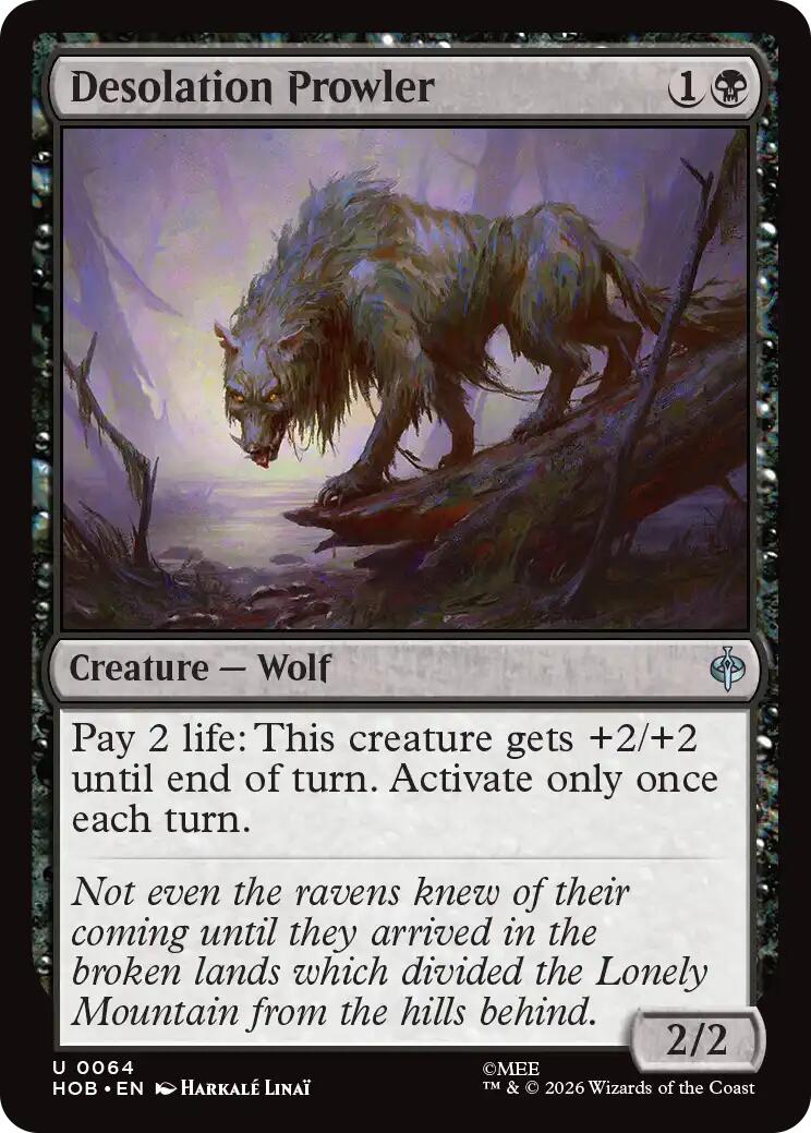 Desolation Prowler [The Hobbit] | Card Merchant Takapuna