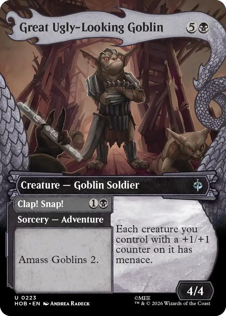 Great Ugly-Looking Goblin (Showcase) [The Hobbit] | Card Merchant Takapuna
