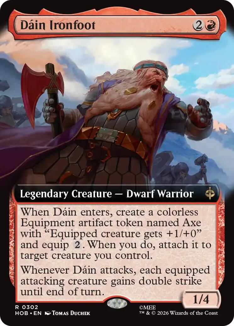 Dain Ironfoot (Extended Art) [The Hobbit] | Card Merchant Takapuna