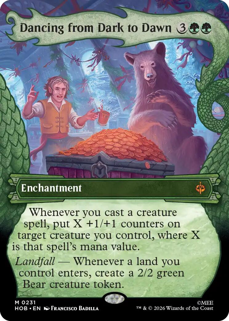 Dancing from Dark to Dawn (Showcase) [The Hobbit] | Card Merchant Takapuna