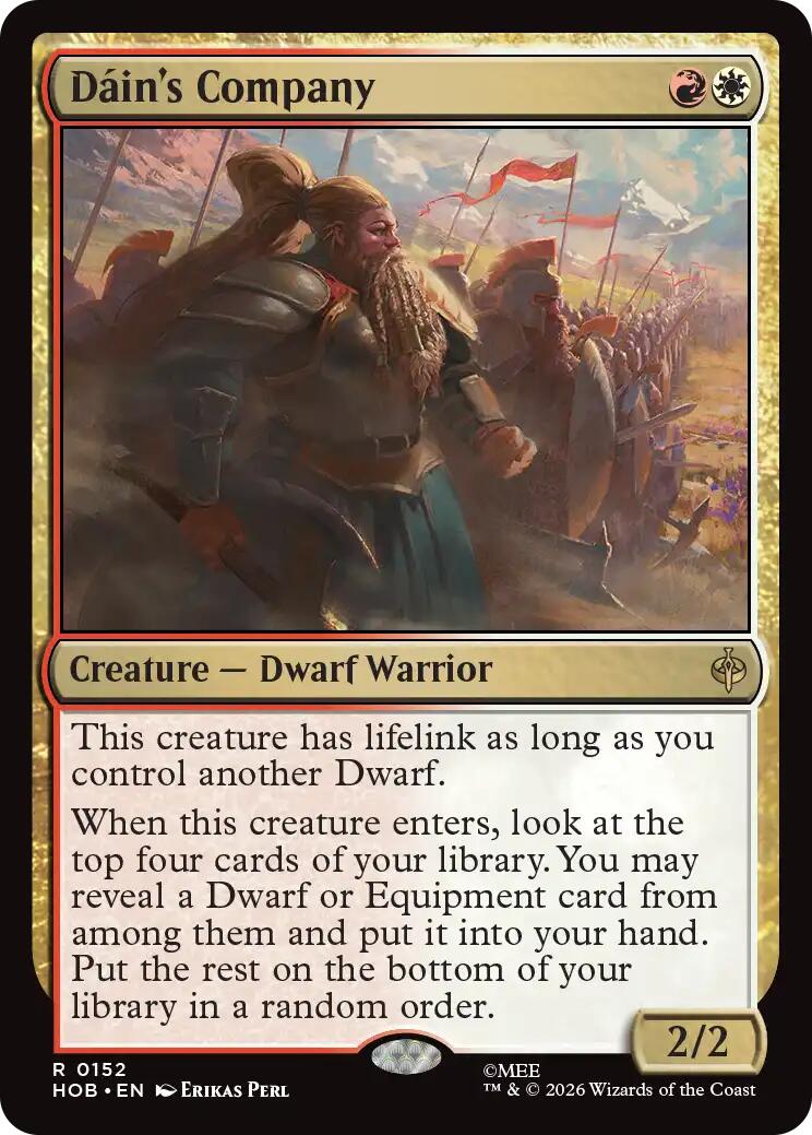 Dain's Company [The Hobbit] | Card Merchant Takapuna