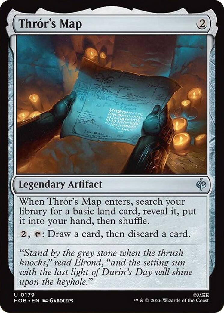 Thror's Map [The Hobbit] | Card Merchant Takapuna