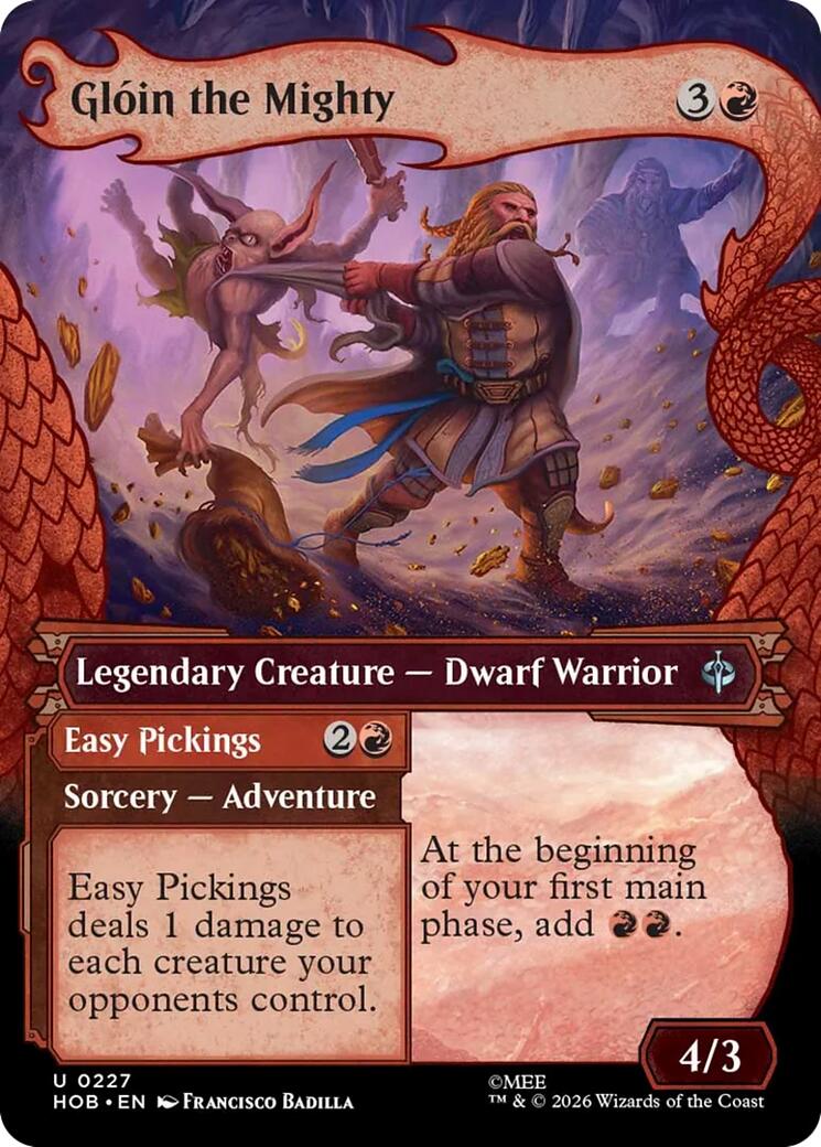 Gloin the Mighty (Showcase) [The Hobbit] | Card Merchant Takapuna