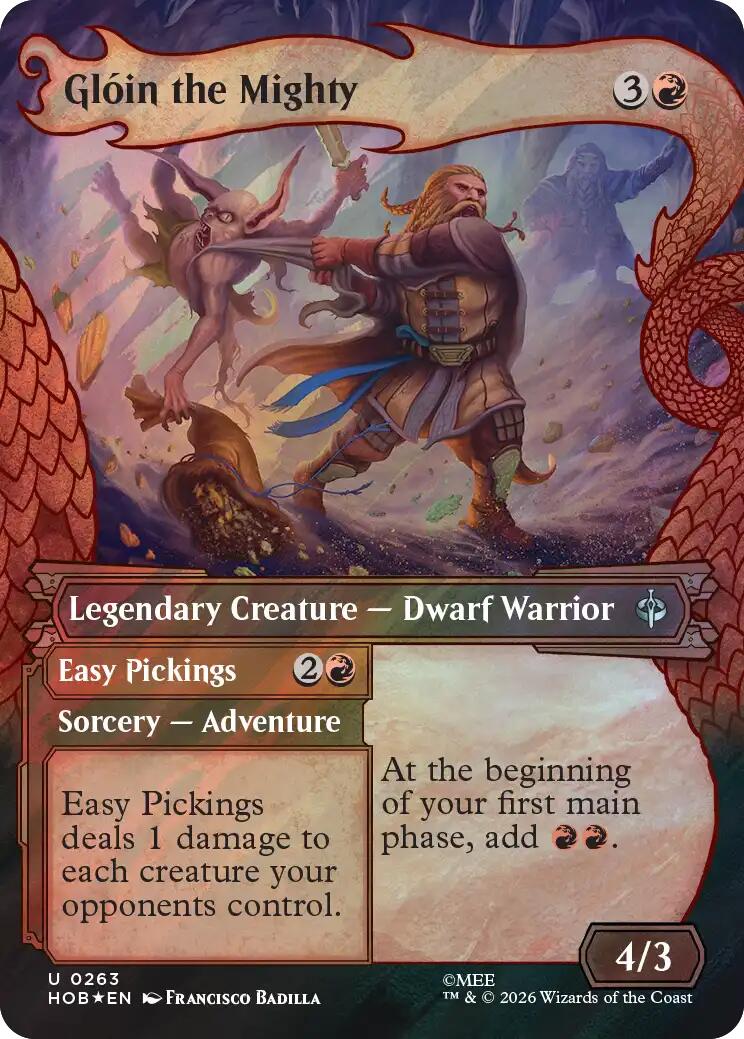 Gloin the Mighty (Showcase) (Surge Foil) [The Hobbit] | Card Merchant Takapuna