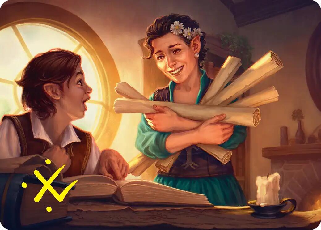 Belladonna Took Art Card (Gold-Stamped Signature) [The Hobbit Art Series] | Card Merchant Takapuna