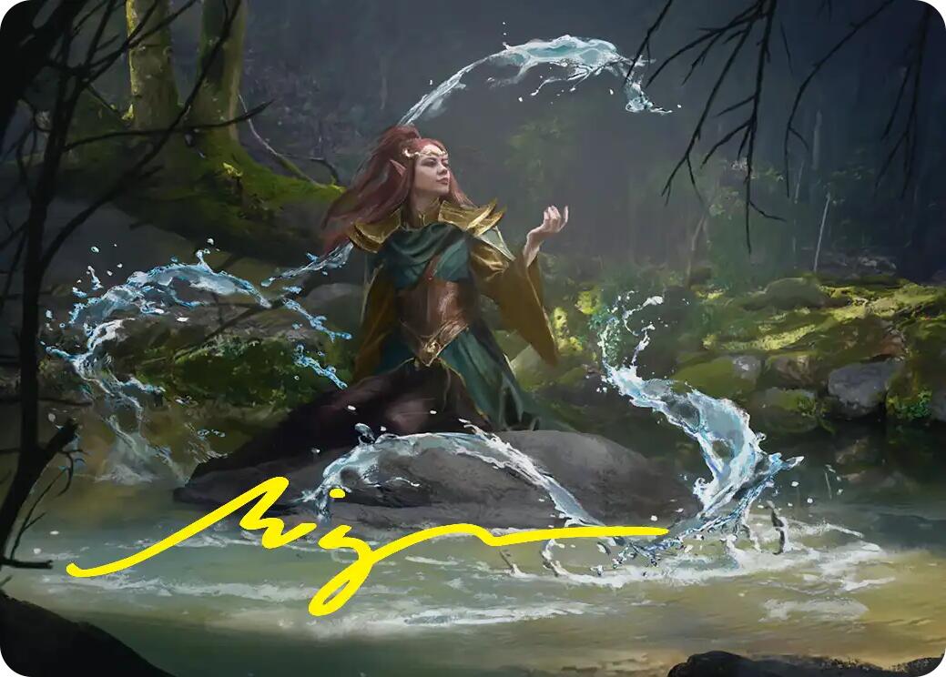 Mirkwood Meditator Art Card (Gold-Stamped Signature) [The Hobbit Art Series] | Card Merchant Takapuna
