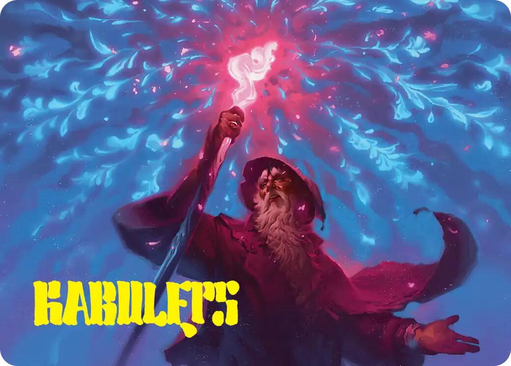 Wizard's Staff Art Card (Gold-Stamped Signature) [The Hobbit Art Series] | Card Merchant Takapuna