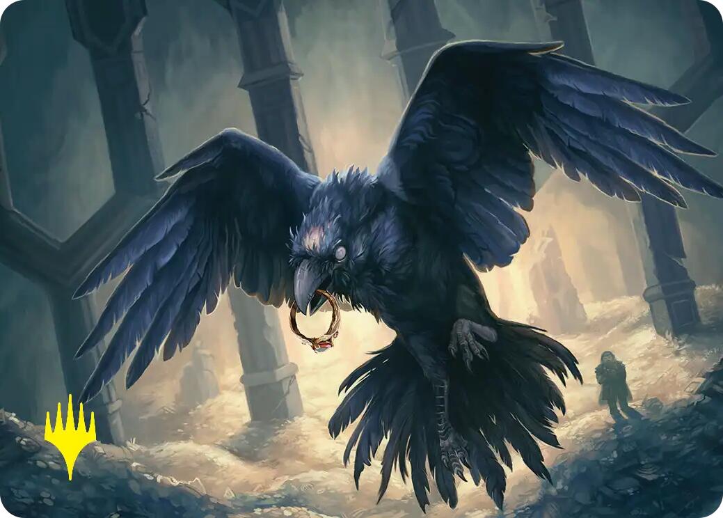 Most Decrepit Old Bird Art Card (Gold-Stamped) [The Hobbit Art Series] | Card Merchant Takapuna