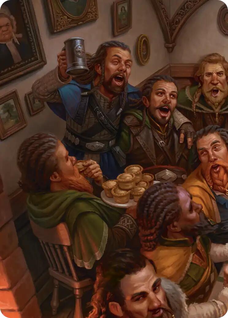 Fili and Kili, Joyous Art Card (1/12) [The Hobbit Art Series] | Card Merchant Takapuna