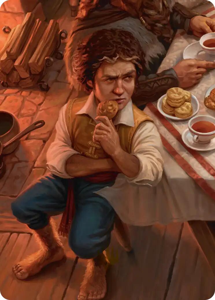 Bilbo, Fellow Conspirator Art Card (4/12) [The Hobbit Art Series] | Card Merchant Takapuna