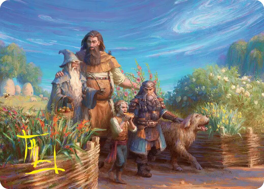 Beorn's Hospitality Art Card (Gold-Stamped Signature) [The Hobbit Art Series] | Card Merchant Takapuna