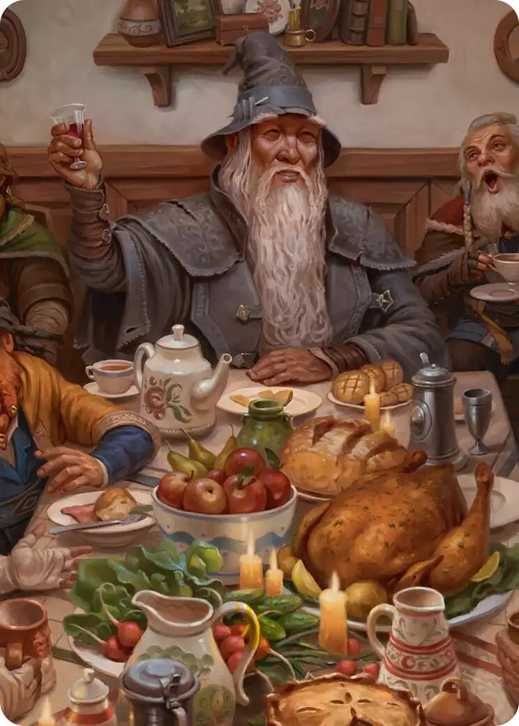 Gandalf, Party Guest Art Card (2/12) [The Hobbit Art Series] | Card Merchant Takapuna