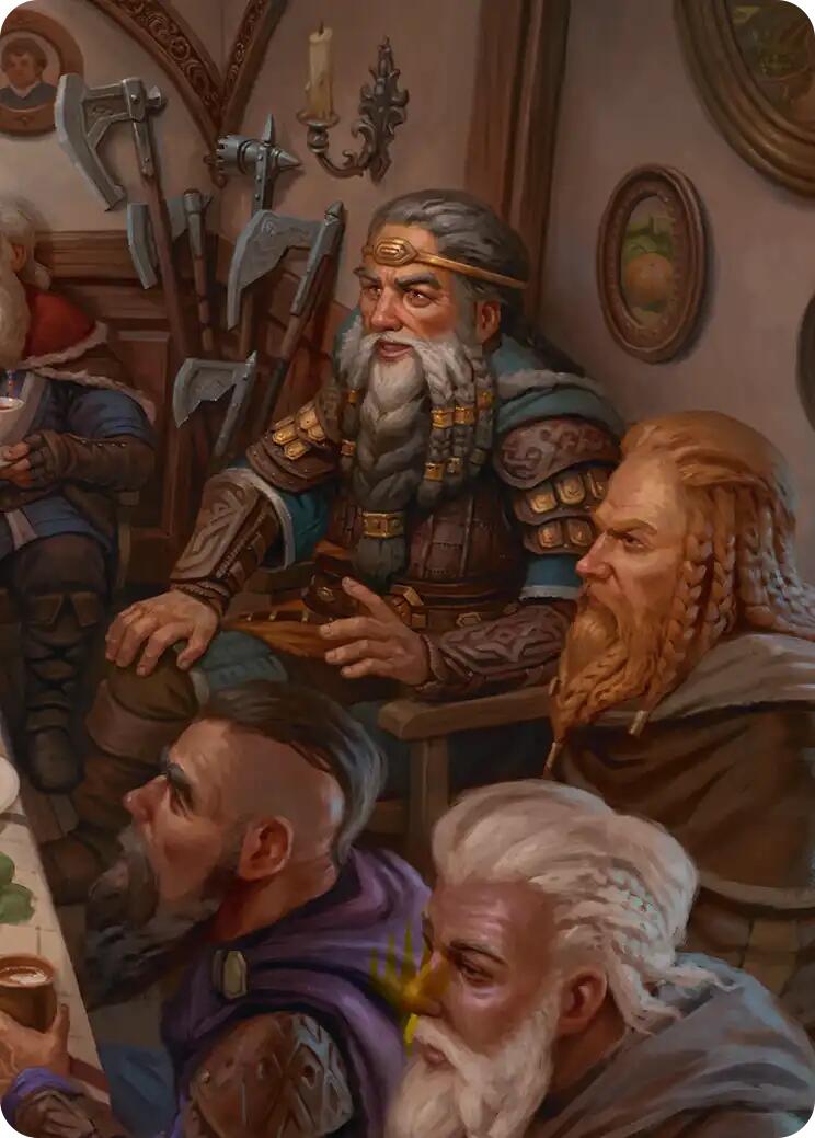 Thorin, King of Durin's Folk Art Card (3/12) [The Hobbit Art Series] | Card Merchant Takapuna