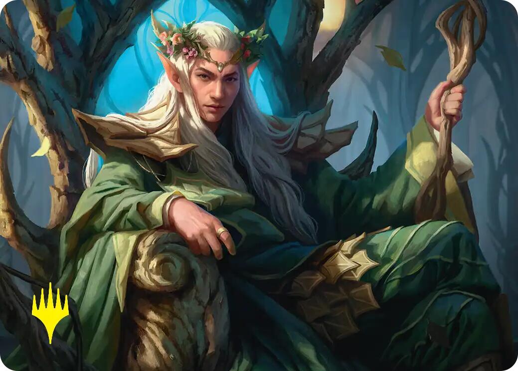 Thranduil, the Elvenking Art Card (Gold-Stamped) [The Hobbit Art Series] | Card Merchant Takapuna