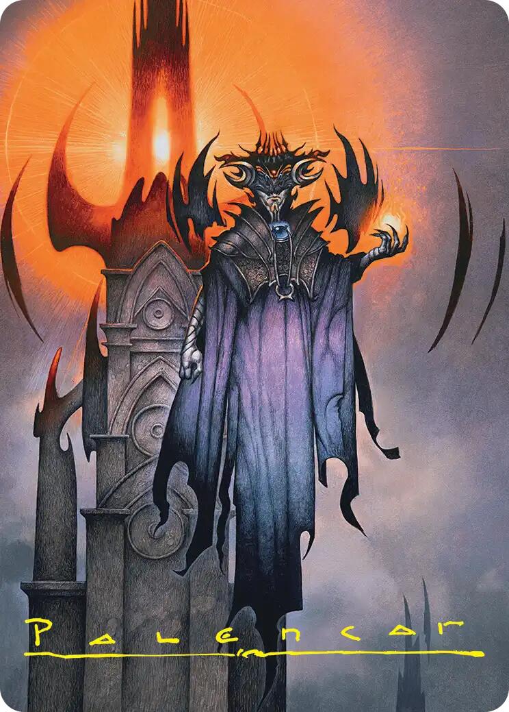 Sauron, the Lidless Eye Art Card (Gold-Stamped Signature) [The Hobbit Art Series] | Card Merchant Takapuna