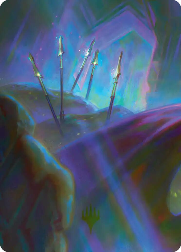 Long-Lost Lances Art Card (7/12) [The Hobbit Art Series] | Card Merchant Takapuna