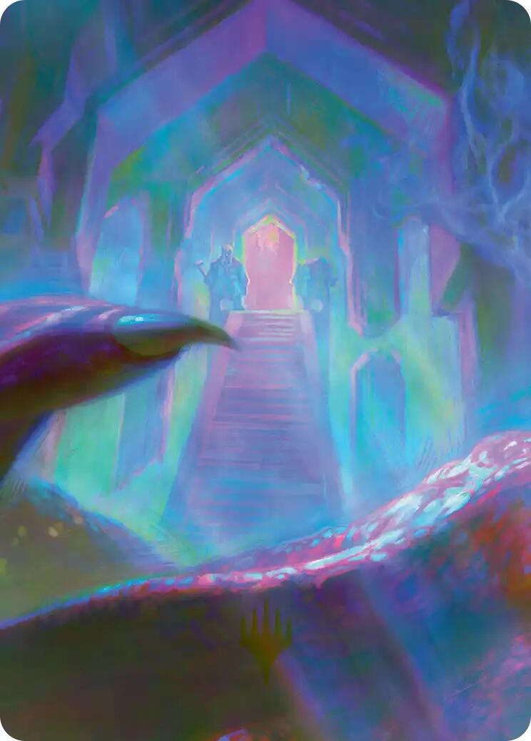 Dragon-Cursed Halls Art Card (8/12) [The Hobbit Art Series] | Card Merchant Takapuna