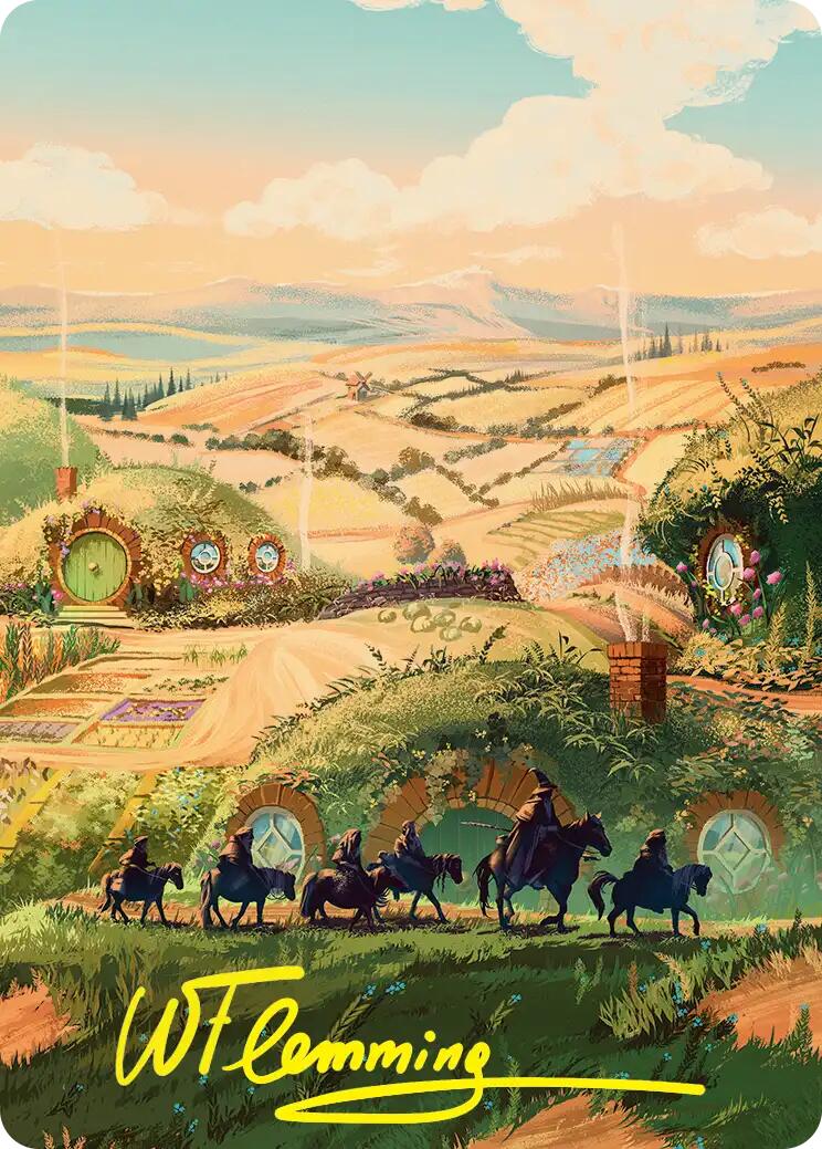 Plains Art Card (Gold-Stamped Signature) [The Hobbit Art Series] | Card Merchant Takapuna