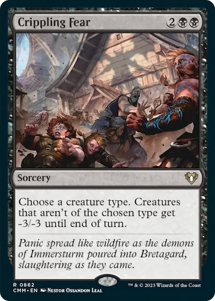 Crippling Fear [Commander Masters] | Card Merchant Takapuna