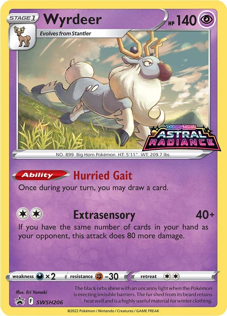 Wyrdeer (SWSH206) [Sword & Shield: Black Star Promos] | Card Merchant Takapuna