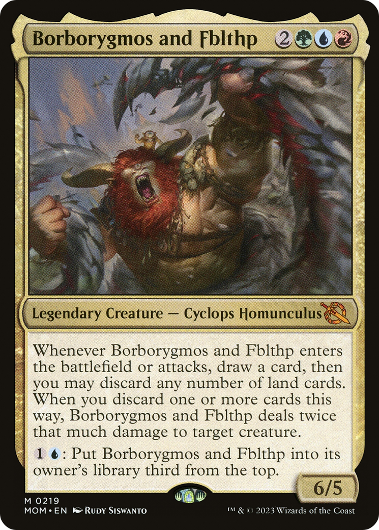 Borborygmos and Fblthp [March of the Machine] | Card Merchant Takapuna