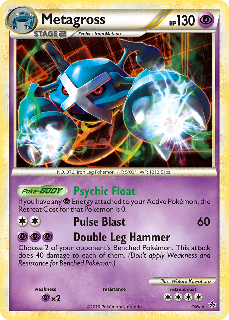 Metagross (4/95) [HeartGold & SoulSilver: Unleashed] | Card Merchant Takapuna