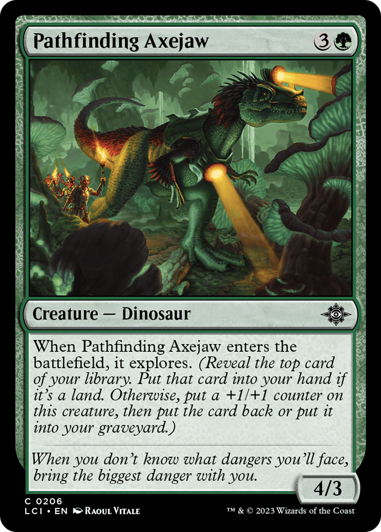 Pathfinding Axejaw [The Lost Caverns of Ixalan] | Card Merchant Takapuna
