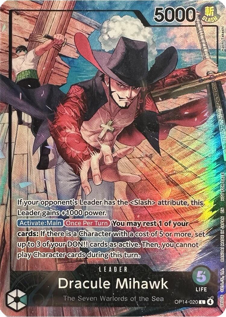 Dracule Mihawk (2026 PSA Magazine Promo) [One Piece Promotion Cards] | Card Merchant Takapuna