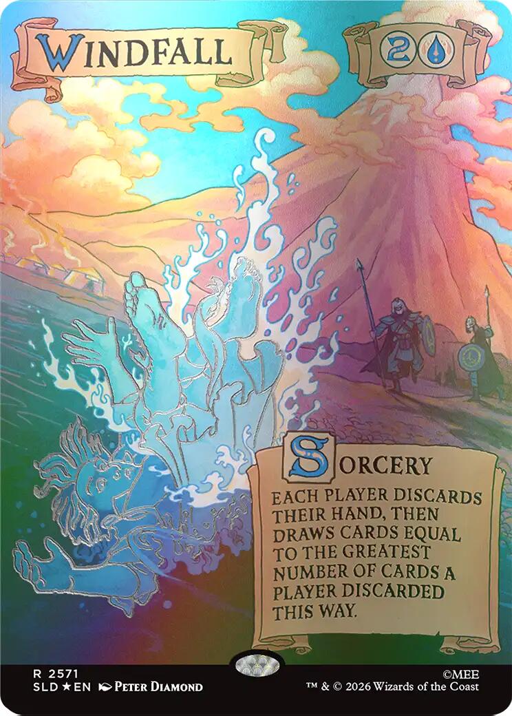 Windfall (2571) (Out Of Sight Foil) [Secret Lair Drop Series] | Card Merchant Takapuna
