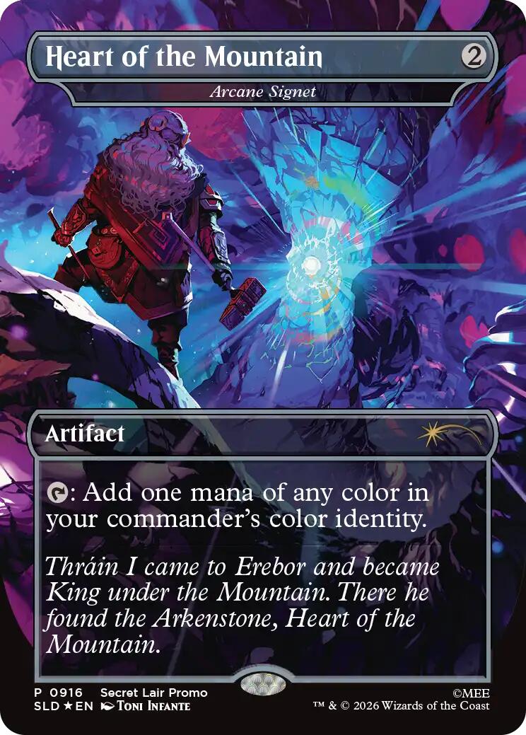 Heart of the Mountain - Arcane Signet [Secret Lair Drop Series] | Card Merchant Takapuna