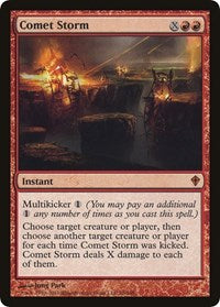 Comet Storm (Oversized) [Oversize Cards] | Card Merchant Takapuna