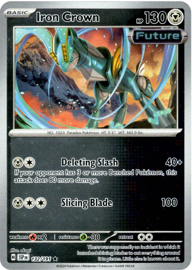 Iron Crown (132/191) [Scarlet & Violet: Surging Sparks] | Card Merchant Takapuna