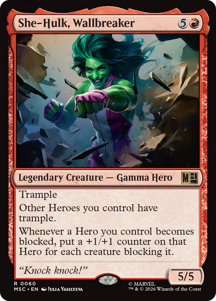 She-Hulk, Wallbreaker [Marvel Super Heroes Commander] | Card Merchant Takapuna