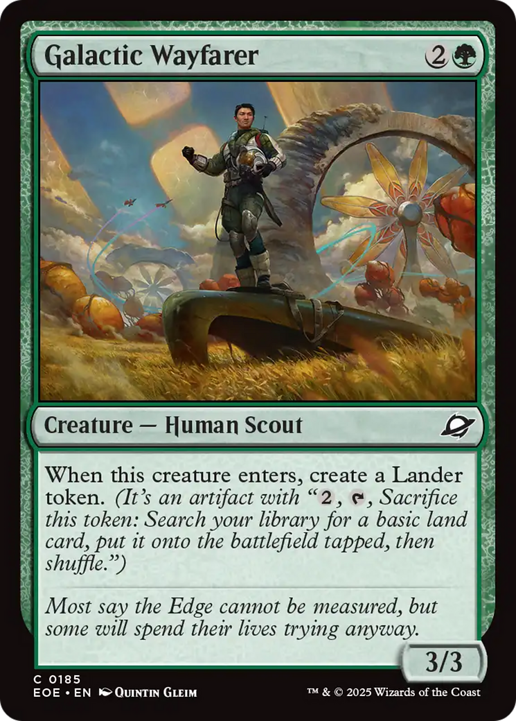 Galactic Wayfarer [Edge of Eternities] | Card Merchant Takapuna