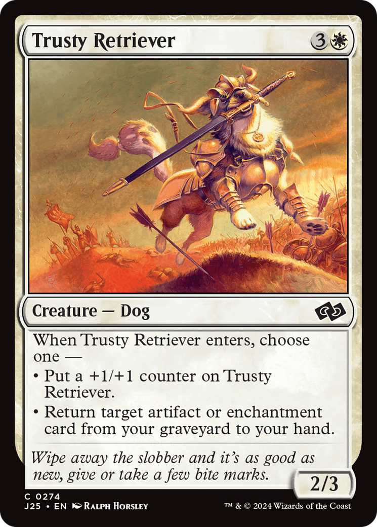 Trusty Retriever [Foundations Jumpstart] | Card Merchant Takapuna