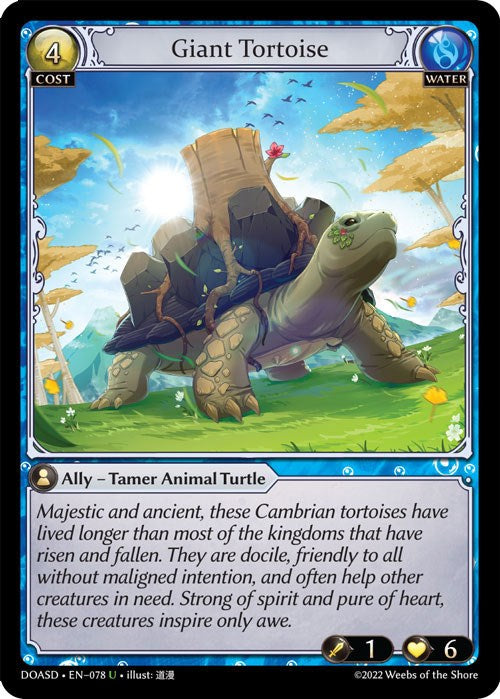 Giant Tortoise (078) [Dawn of Ashes: Starter Decks] | Card Merchant Takapuna