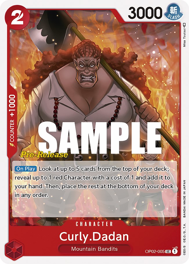 Curly.Dadan [Paramount War Pre-Release Cards] | Card Merchant Takapuna