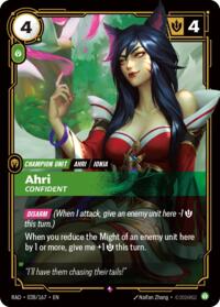 Ahri, Confident [Radiance]