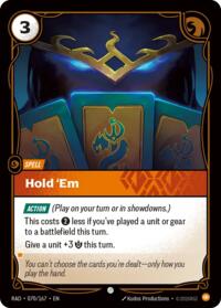 Hold 'Em [Radiance]