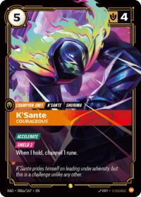 K'Sante, Courageous (Alternate Art) [Radiance]